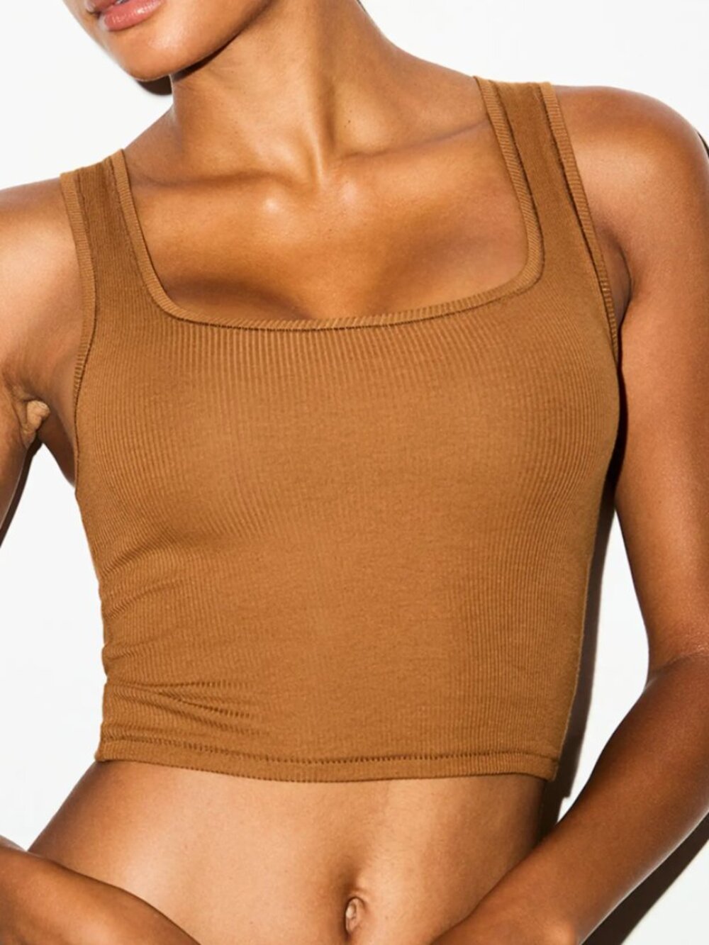 SKIMS Stretch Cotton Rib Tank